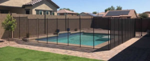 Tall Mesh Fence Black Color